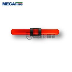 Guidon Ajoure Fluorescent Rouge MEGALINE M3 D2 L17.5