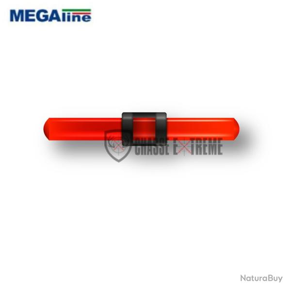 Guidon Ajoure Fluorescent Rouge MEGALINE M3 D2 L17.5