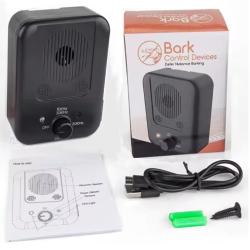 Bo&icirc;tier Anti - Aboiement Ultrasons Automatique Ext&eacute;rieur & Int&eacute;rieur Rechargeable Sp&eacute;cial Chien
