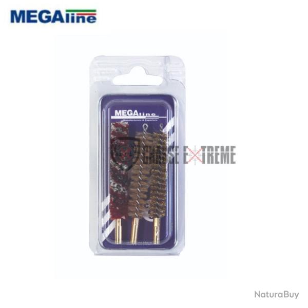 Blister 3 Brosses MEGALINE pour Fusil Cal 14mm