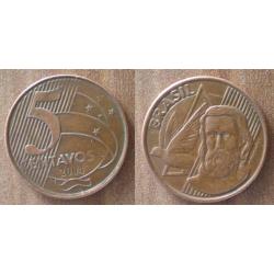 Bresil 5 Centavos 2004 Piece Reals Cruzeiros Cruzados Centavos Amerique Sud Reais