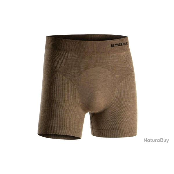 Clawgear Merino Seamless Boxer - Stonegrey Olive / L