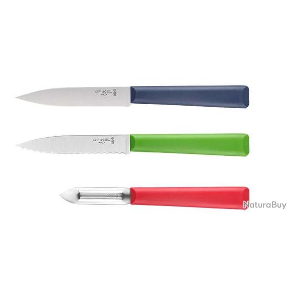 Coffret Trio Opinel Les Essentiels+