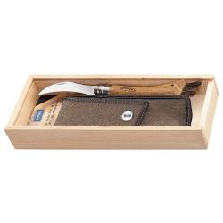 Couteau &agrave; champignons Opinel N&deg;08 en coffret plumier