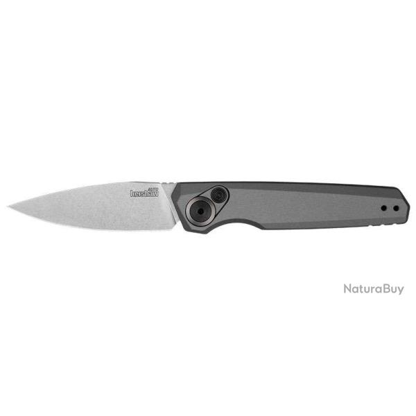 Couteau automatique Kershaw Launch 18 - Lame stonewash, CPM154