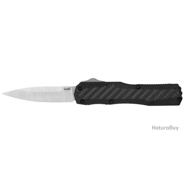 Couteau automatique Kershaw Livewire - Lame 85mm - Manche Carbone
