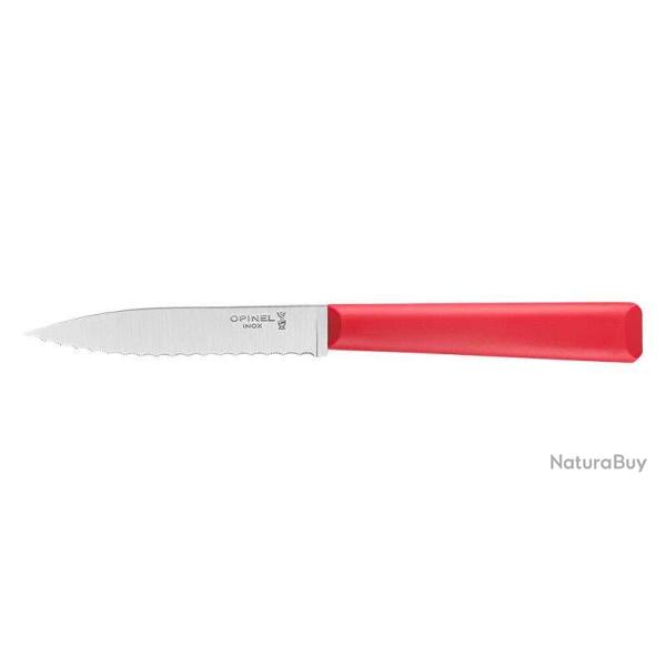 Couteau crant� Opinel Les Essentiels+ n�313 - Rouge