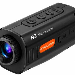 Monoculaire Vision Nocturne Infrarouge HD GTGUARD N3 | Zoom Num&eacute;rique 5X | Photos 12MP & Vid&eacute;o 1080P