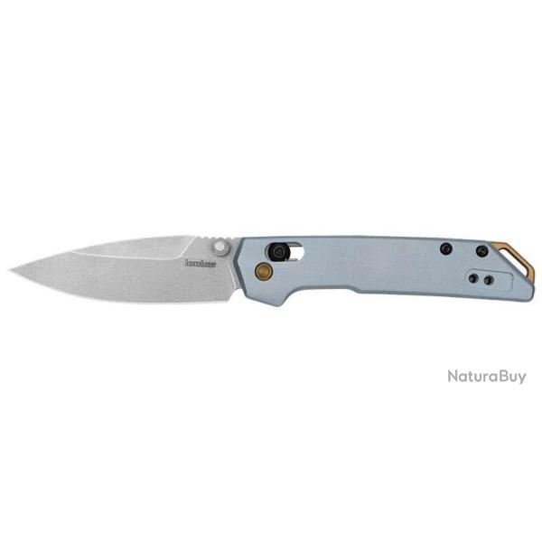 Couteau pliant Kershaw Mini Iridium - Manche aluminium bleu