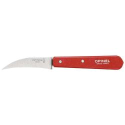 Couteaux &agrave; l&eacute;gumes Opinel n&deg;114 bec d'oiseau, lot de 6 - Rouge