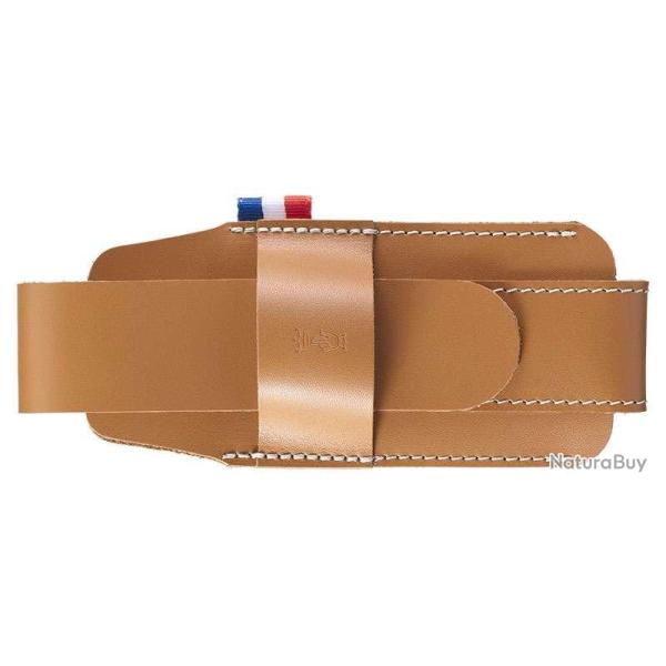 �tui Opinel en cuir pour couteau pliant - Cuir fauve