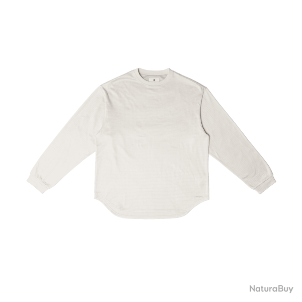 Haut manches longues Snow Peak Fusion Grid - Bleu clair / L
