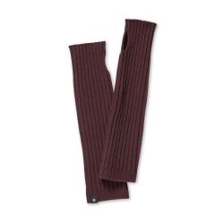 Manchettes Snow Peak Knit Arm Warmer en m&eacute;rinos - Bordeaux