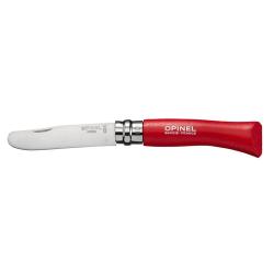Mon Premier Opinel N&deg;07 bout rond, lot de 6 - Rouge
