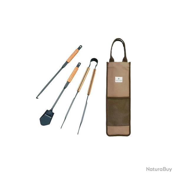 Set d'outils de feu Snow Peak Fire Tool Set Pro