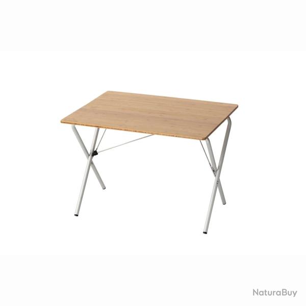 Table pliante bambou Snow Peak Single Action Table - Large