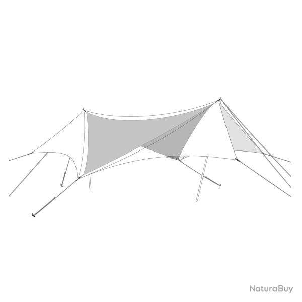 Toit ignifug� Snow Peak Takibi Inner Roof pour Hexa Evo Pro.