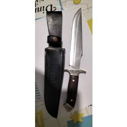 ANCIENNE DAGUE OU POIGNARD BOWIE J.C.CROWNING - ALBACETE ESPAGNE -LONG 31 CM