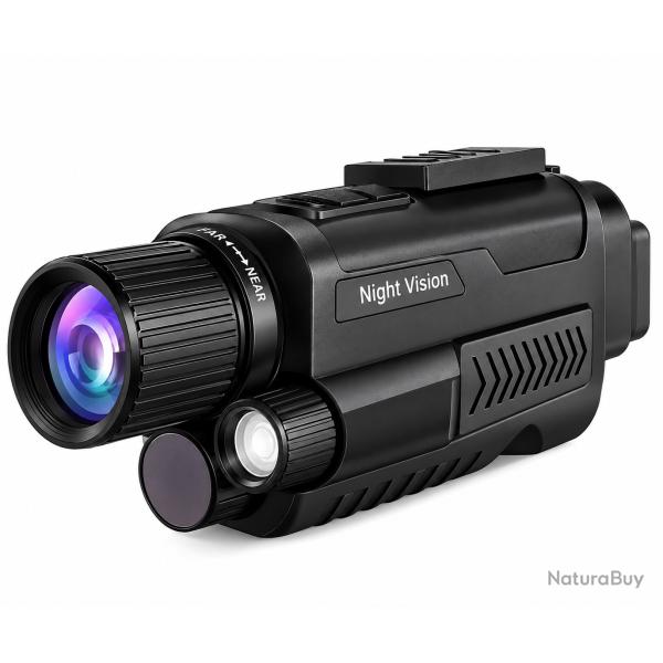 Monoculaire Vision Nocturne 4K GOYOJO Z9001 | Zoom 8X | Port�e 600m | �tanche IP65 | Carte 32Go