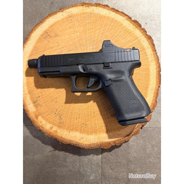 ENCHERES 1� - GLOCK 19 GEN 5 MOS FS FILETE - 9X19 + HOLOSUN SCS MOS-GR