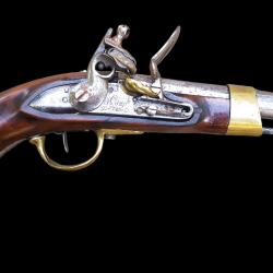 Pistolet &agrave; silex An XIII de marine 1813, 1er Empire
