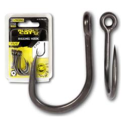 HAMECONS SILURE BLACK CAT RIGGING HOOK DG - X6 4/0