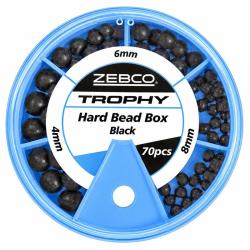 BOITE DE PERLES RIGIDES ZEBCO TROPHY HARD BEAD BOX - 70pcs