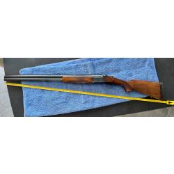 FUSIL SUPERPOS&Eacute; : CHR MOBIBOENUM, CAL : 12/70, CANONS 70 cm, BON ETAT, DOUBLE D&Eacute;TENTE, EXTRACTEUR.
