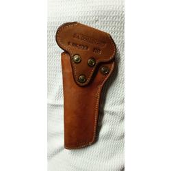 Holster cuir vintage G. WM. DAVIS D.A. Challenger
