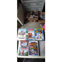 lot 5 dvd Dessins anim&eacute; ALVIN ET LES CHIPMUNKS MR PEABODY ET SHERMAN MADAGASCAR 3 CENDRILLON VAILLAN