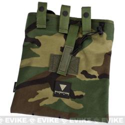 Phantom Gear High Speed Foldable Magazine Dump Pouch (Color: Woodland)