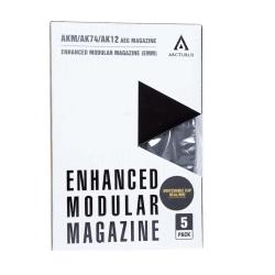 Pack of 5 - AK-74 type 30-135 BBs Mid-Cap Magazine for AK AEG - Black - Arcturus