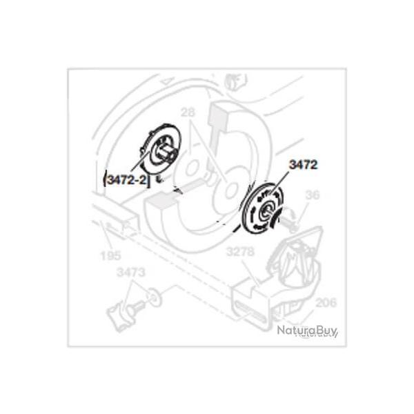 Flasques pour meule Affuteuse SM110/111 Dick (la paire)