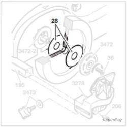Rondelles plates pour Affuteuse SM110/111 Dick (la paire)