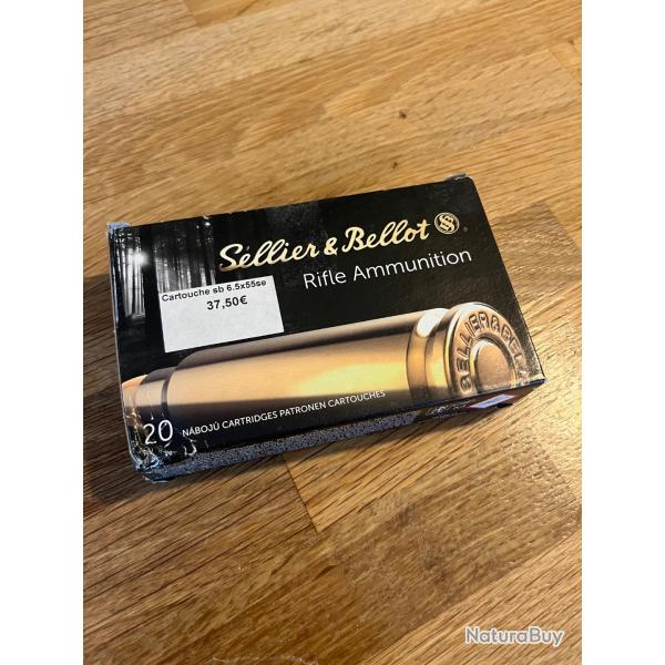 6,5 x 55 SE 140gr. Sellier & Bellot par 20