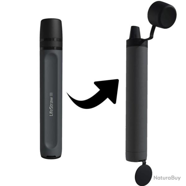 Paille filtre � eau Lifestraw Personal Peak Series noir