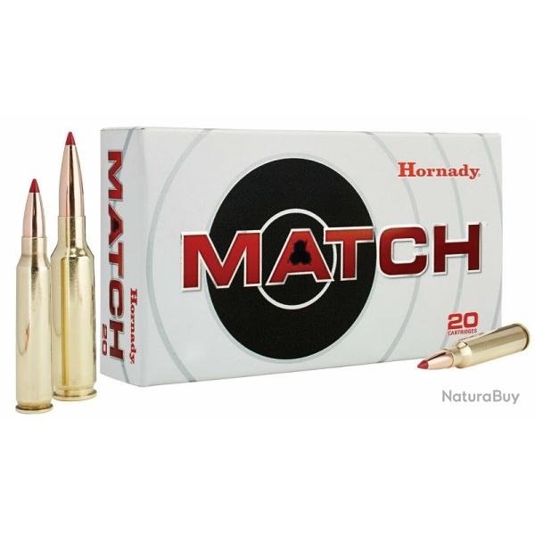 Balles HORNADY ELD-MATCH 147GR , Calibre: 6,5 Creedmoor. Lot de 5 boites.