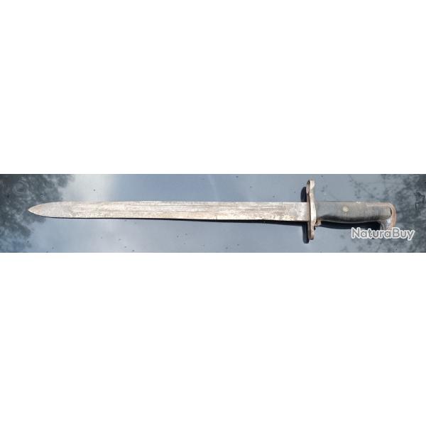 Ba�onnette P1907 / M1917 (WW1) - Sans fourreau - Collection Militaria