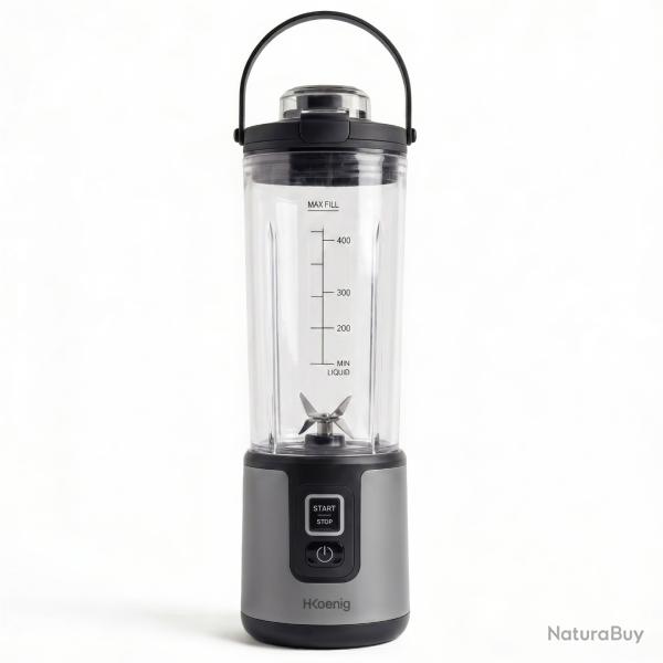 Vente programm�e - Mini blender portable sur batterie noir HKoenig