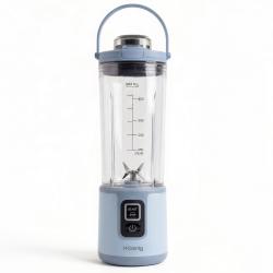 Vente programm&eacute;e - Mini blender portable sur batterie bleu pastel HKoenig