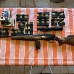Vends Browning MK3 d'occasion avec montage amovible Browning Nomad et 85 balles Norma.