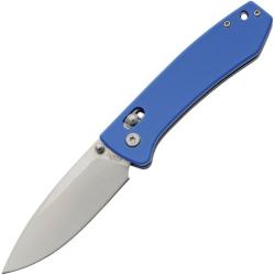 Couteau Rite Edge RLS Rolling Lock Lame Acier 8Cr13 Manche G10 Bleu Crossbar Lock RUC4004BL