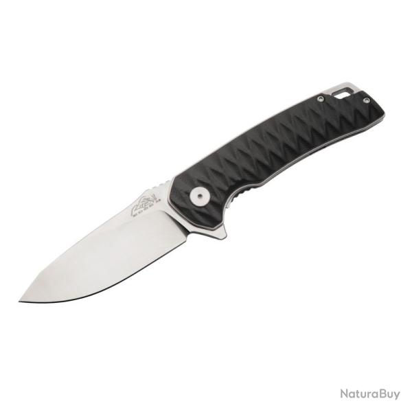 Couteau A/O Rite Edge Diamond Back Lame Acier 5Cr15 Manche G10 Noir Linerlock RUC4014