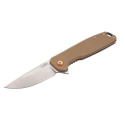 Couteau A/O Rite Edge Desert Lame Acier 5Cr15 Manche G10 Khaki Linerlock RUC4017KH