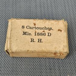 Paquet de 8 cartouches de 8mm Lebel fabrication US 1917