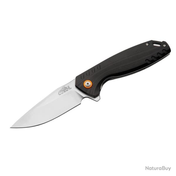 Couteau A/O Rite Edge Talon Lame Acier 5Cr15 Manche G10 Noir Linerlock RUC4015BK