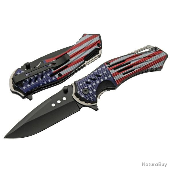 Couteau Rite Edge 300552-US Lame Acier Inox Manche ABS Multicolore Linerlock CN300552US