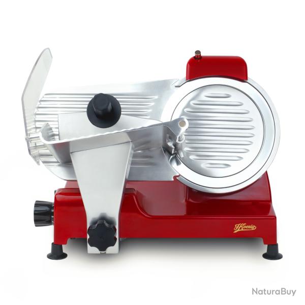 Vente programm�e - Trancheuse � viande lame italienne 22 cm rouge HKoenig