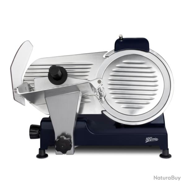 Vente programm�e - Trancheuse � viande lame italienne 25 cm bleue nuit HKoenig