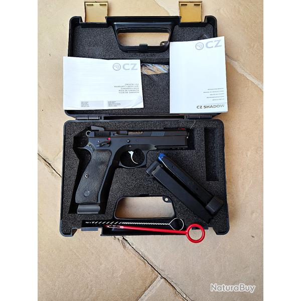 CZ 75 SP01 SHADOW CAL 9 MM PARA. Etat neuf.